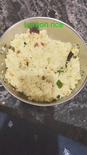 mini lunch box easy and tasty lemon rice recipe Kannada#shots#lemonrice#chitranna#viral