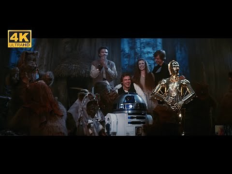 4K Return of the Jedi Despecialized - Original Ending with 'Yub Nub' and Sebastian Shaw Restored