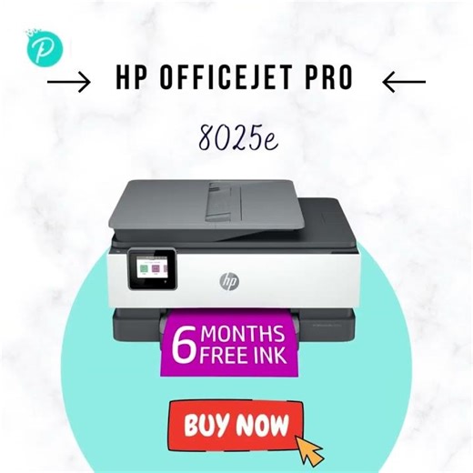 HP OfficeJet Pro 8025e Wireless Color All in One Printer