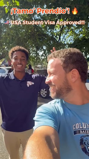 Baseball Island Foundation on Instagram: "These are high pressure…future on the line…US Embassy interviews. But our boys are on fire! 🔥🔥🔥🔥 🇺🇸 USA Student Visa Approved!!! Andres!!! 💪🏽 You’re going to the United States in January… Now it’s time to book your first flight! ✈️ We are so proud of your dedication, resilience & confidence under pressure 💪🏽 You have earned something truly special. Andres…we are so happy to see you get what you deserve & have been fighting for!"