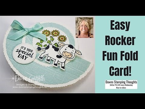 Cute & Easy Rocker Fun Fold Card