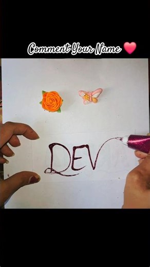 Amazing Name Writing😱😍#nameart#diy #shorts #craftidea#letter#yt #ytshorts #viral #youtube #craft#art