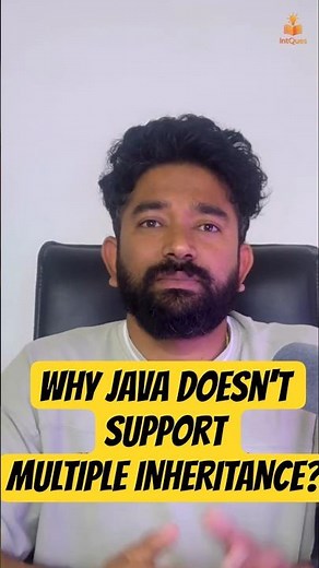 Why Java Doesn’t Support Multiple Inheritance? 🤯 #Java #JavaInterview #Programming