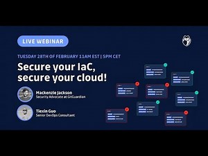 Webinar - Secure your IaC, infastrucutre as code best practices for security