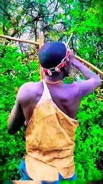 Ancient Bow Skills in Action | Silent African Hunt‎.#shorts #africa #hunting