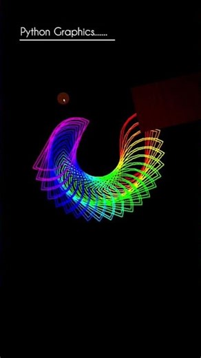 power of python graphics 🔥⚡ #programming #youtubeshorts #coding