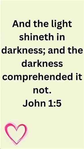 Bible Verse John 1:5