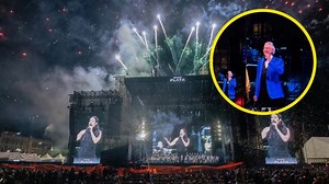 Andrea Bocelli y Los Ángeles Azules ponen a bailar al Zócalo de CDMX con 'Vivo por Ella' en versión cumbia