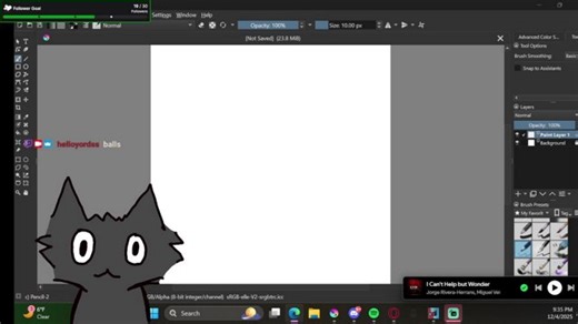 Drawing on my new tablet