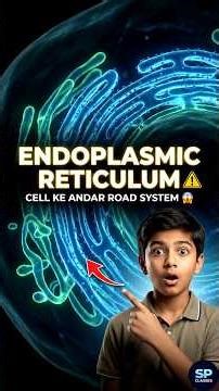 Endoplasmic Reticulum Explained | Rough ER vs Smooth ER | #science #shorts #Biology #neet #cell