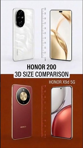 Honor X9d vs Honor 200 ⚡ Real Hand Feel Comparison! #honormobile Which One Should You Buy? #honor