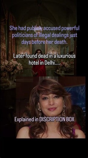 Her name *SUNANDA PUSHKAR*,Wife of a union cabinet minister..Killed but no justice poison was found