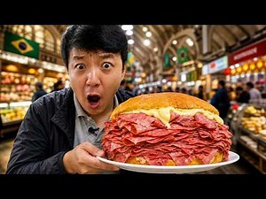 INSIDE Brazil's MOST FAMOUS Food Market | Mercado Municipal de São Paulo FOOD TOUR