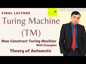 How to create Turing Machine TM Urdu / Hindi | Last Lecture