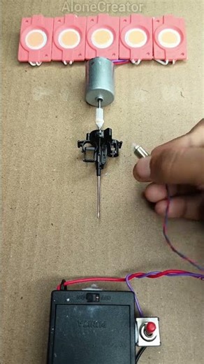 DIY Project Using DC Motor Mini Generator 🥺😱#shorts #dcmotor #youtubeshorts