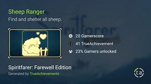 Sheep Ranger achievement in Spiritfarer: Farewell Edition