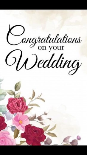Congratulations on Your Wedding - Best Wishes and Happy Married Life