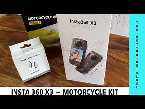 INSTA 360 X3 + MOTORCYCLE BUNDLE + Accessories | Unboxing & Setting up