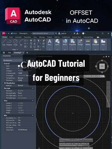 Master AutoCAD: A Beginner's Guide to Offset Command