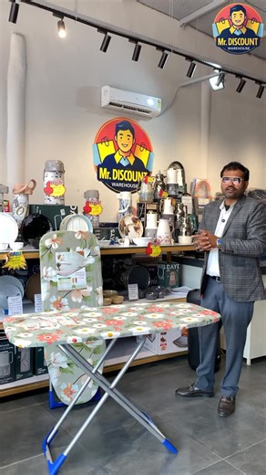 Mr.Discount warehouse on Instagram: "Ironing Table in Best Price | Strong & Stylish | Mr.Discount- Zirakpur, Ambala Highway Mr.Discount- Online Ki Esi Ki Tesi #ironingtable #iron #offer #discount #salesalesale"