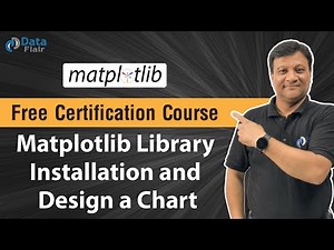 Python Matplotlib Practical - How to Install Matplotlib Library in Python and Design a Chart [Hindi]