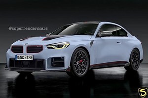 BMW M2 G87 rendered with CSL design elements