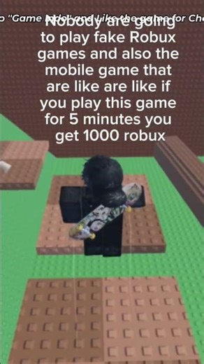 Fake (free robux) scam