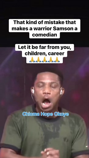 92K views · 8.6K reactions | That kind of mistake that makes a warrior Samson a comedian Let it be far from you, children, career  #mistake #Warriors #samson #comedia #children #career #viralvideo #foryou | Chioma Hope Okoye | Facebook