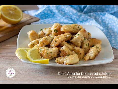 BOCCONCINI DI POLLO AL LIMONE, IN PADELLA - CHUNKS OF CHICKEN WITH LEMON, IN A PAN