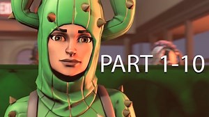 Fortnite Battle Bus Chaos: Parts 1–10 Complete | SFM Animation