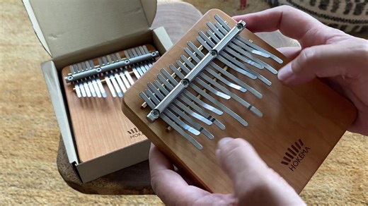 The Hokema B17 Mini is here… and we are retuning them into karimba tunings! https://www.kalimbamagic.com/shop/hokema-kalimbas/hokema-b17-mini-kalimba | Kalimba Magic