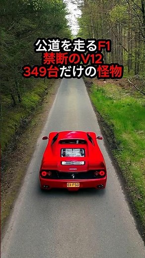 公道を走るF1／サーキットの心臓をそのまま積んだ禁断のフェラーリ【フェラーリ F50 / Ferrari F50】