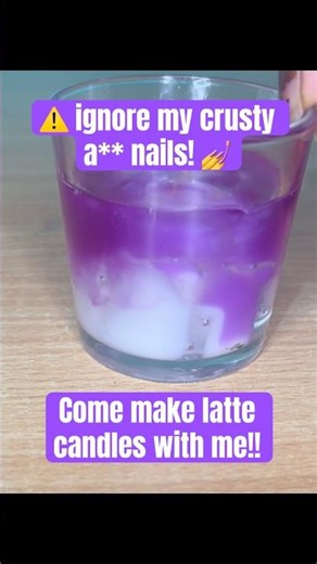 How to Make an Ombré Lavender Candle | Relaxing Lavender Soy Wax Candle Tutorial