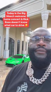 Today is the Big Meech welcome home concert & Rick Ross doesn’t know what car to drive 🤔 | Hiphopego