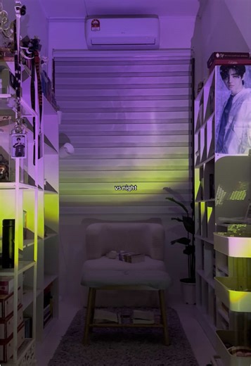 Exploring a Mini Library: Day vs Night Atmosphere