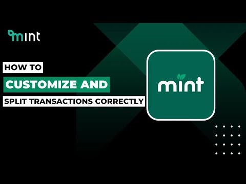 How To Categorize And Split Transactions Correctly In Mint !