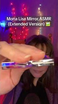 Mona Lisa Mirror ASMR 🖼️ (Extended Version) Tingly Tapping and Whispering