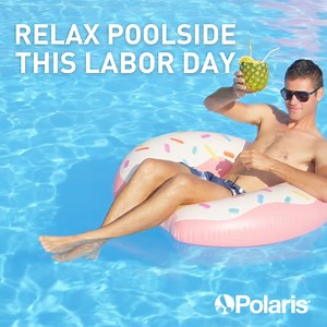 Labor Day is right around the corner - a day for celebrating all of your hard work 💪 Check out our blog for ways to de-stress poolside this Labor Day: https://brnw.ch/21wC07g | Polaris Pool