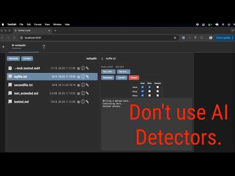 Veritas Local: Document authentication and history [DEMO]