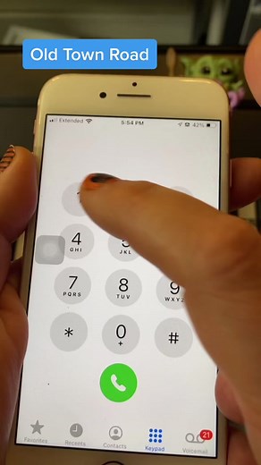 I played Old Town Road On My IPhone Keypad #voiceeffects