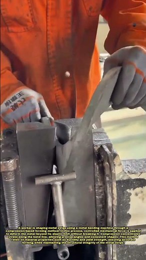 Metal Strip Shaping Using Compression Bending Machines