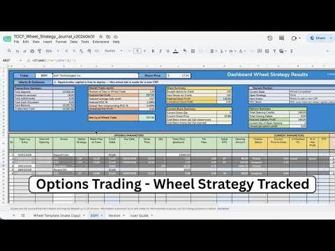 Options Wheel Strategy Spreadsheet v2026 — Full Demo (Excel & Google Sheets)