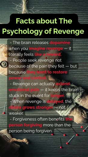 The Dark Psychology of Revenge: 5 Shocking Facts About Why We Want Payback