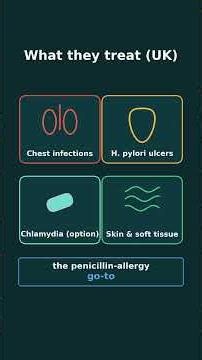 Allergic to Penicillin? Meet the Macrolide antibiotics 💊