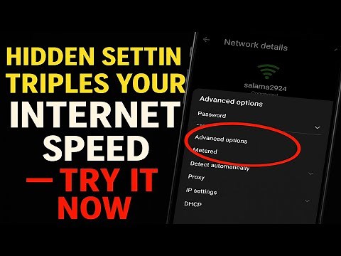 Make Your Internet 3X Faster! 🚀 Secret Wi-Fi & Mobile Data Settings