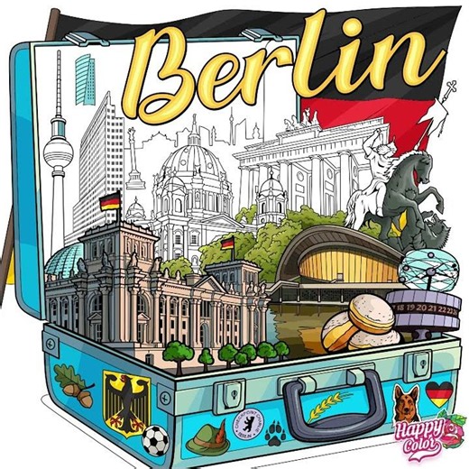 [Happy Color] Travel to Berlin, Germany 🇩🇪