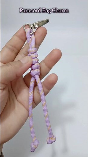 Paracord Bag Charm || Tutorial #bagcharm #paracordknots #diybagcharm