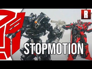 Stopmotion - Sentinel Prime Kills Ironhide Scene Transformers Dark of the Moon -