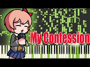 My Confession - FNF Doki Doki Takeover MIDI | My Confession Piano sound