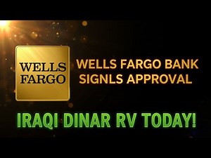 🚨 Wells Fargo Approves Iraqi Dinar RV! 💥 Huge Dinar News Update Today!